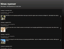 Tablet Screenshot of ninasnyanser.blogspot.com