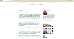 Desktop Screenshot of bornofchaos.blogspot.com