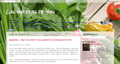 Desktop Screenshot of lasrecetasdeyoli.blogspot.com