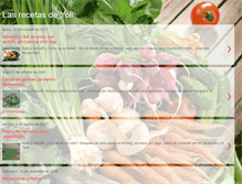 Tablet Screenshot of lasrecetasdeyoli.blogspot.com