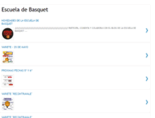 Tablet Screenshot of escueladebasquet-cluboeste.blogspot.com
