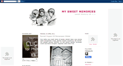 Desktop Screenshot of omgmysweetmemories.blogspot.com