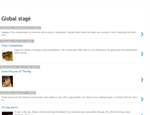 Tablet Screenshot of globalstage.blogspot.com