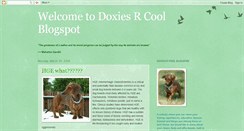 Desktop Screenshot of doxiesrcool.blogspot.com