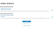 Tablet Screenshot of amber-andrews.blogspot.com