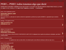 Tablet Screenshot of perudigamoslohabersinosescuchan.blogspot.com