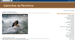 Desktop Screenshot of caminhosdofeminino.blogspot.com