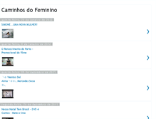 Tablet Screenshot of caminhosdofeminino.blogspot.com