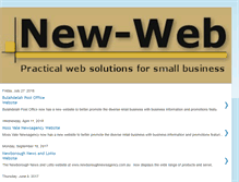Tablet Screenshot of new-web-blog.blogspot.com