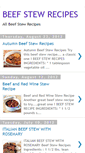 Mobile Screenshot of beefstewrecipes.blogspot.com