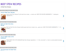 Tablet Screenshot of beefstewrecipes.blogspot.com