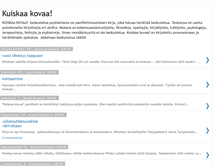Tablet Screenshot of kuiskaakovaa.blogspot.com