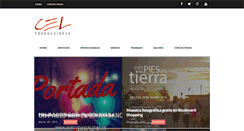 Desktop Screenshot of celproducciones.blogspot.com
