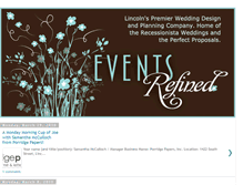 Tablet Screenshot of eventsrefined.blogspot.com