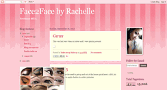 Desktop Screenshot of face2facebyrachelle.blogspot.com