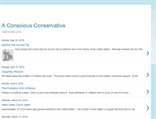Tablet Screenshot of conservativeconscious.blogspot.com