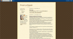 Desktop Screenshot of desprepedagogie.blogspot.com