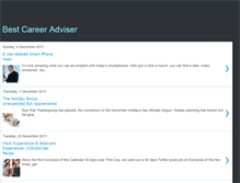 Tablet Screenshot of bestcareeradviser.blogspot.com