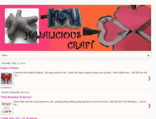 Tablet Screenshot of hajalicious-craft.blogspot.com