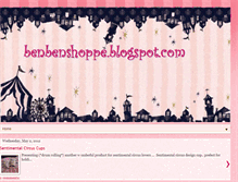 Tablet Screenshot of benbenshoppe.blogspot.com