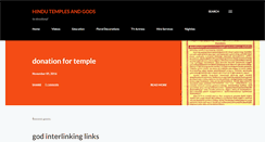 Desktop Screenshot of godsandtemples.blogspot.com