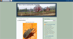 Desktop Screenshot of hornfarmgardens.blogspot.com