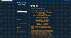 Desktop Screenshot of professionalchess.blogspot.com