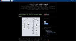 Desktop Screenshot of linguagemassembly.blogspot.com
