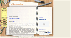 Desktop Screenshot of enpe-education.blogspot.com