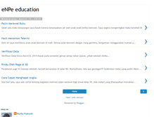 Tablet Screenshot of enpe-education.blogspot.com