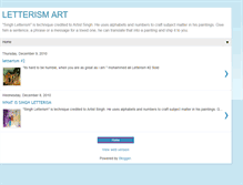 Tablet Screenshot of letterism.blogspot.com