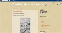 Desktop Screenshot of construindoumacasinha.blogspot.com