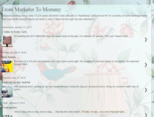 Tablet Screenshot of frommarketertomommy.blogspot.com