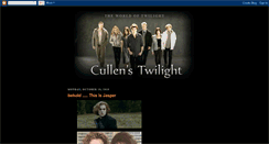 Desktop Screenshot of cullenstwilight.blogspot.com