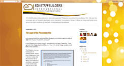 Desktop Screenshot of edistaffbuildersnews.blogspot.com