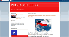 Desktop Screenshot of patriaypueblo.blogspot.com