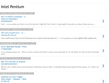 Tablet Screenshot of intelpentiumprocessorthai.blogspot.com