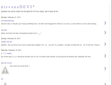 Tablet Screenshot of nirvanadevi.blogspot.com