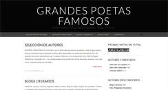 Desktop Screenshot of grandespoetasfamosos.blogspot.com