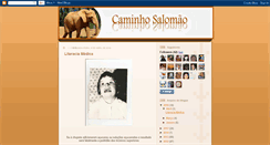 Desktop Screenshot of caminhosalomao.blogspot.com