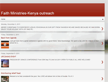 Tablet Screenshot of faithminkenya.blogspot.com