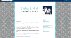 Desktop Screenshot of elishaandniall.blogspot.com