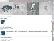 Tablet Screenshot of cronicasdelotroladodelespejo.blogspot.com