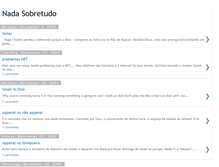 Tablet Screenshot of nada-sobre-tudo.blogspot.com