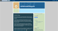 Desktop Screenshot of careercoaching-prs.blogspot.com