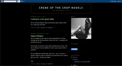 Desktop Screenshot of cremeofthecropmodels.blogspot.com
