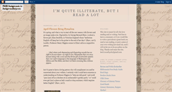 Desktop Screenshot of literature4theilliterate.blogspot.com