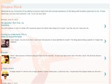 Tablet Screenshot of bouncebackmumma.blogspot.com