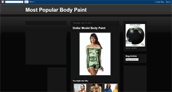 Desktop Screenshot of popular-bodypaint.blogspot.com