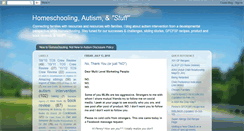 Desktop Screenshot of notnewtoautism.blogspot.com